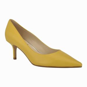 Nine West Arlene Pointy Toe Pumps - Yellow - Ireland (HE8762394)